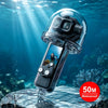 Carcasa sumergible impermeable PULUZ de 50 m para DJI Osmo Pocket 4P (transparente)