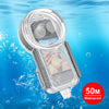 Estuche de buceo sellado e impermeable PULUZ de 50 m para Insta360 X5, edición juvenil (transparente)