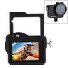 PULUZ Carcasa Carcasa Caja protectora de aleación de aluminio CNC con marco de seguro y lente UV de 52 mm para GoPro HERO (2018) / 7 Negro / 6/5 (Negro)