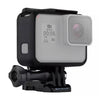 PULUZ Carcasa de plástico ABS Carcasa de montaje en marco Caja protectora con pedestal y tornillo largo para GoPro HERO (2018) / 7 Negro / 6/5