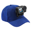 Gorra de béisbol PULUZ con hebilla de gancho en J y tornillo para GoPro, DJI OSMO Action y otras cámaras de acción (azul)