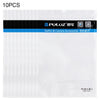 10 PCS PULUZ 25.8cm x 18cm Hole Agujero Claro Frente Blanco Pearl Joyería Zip Bloqueo de cremallera Bolsa de embalaje (Tamaño: L)