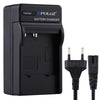 Cargador de batería PULUZ EU Plug con cable para batería CASIO CNP40