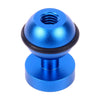 Adaptador de cabezal esférico de aluminio CNC PULUZ para GoPro, Insta360, DJI y otras cámaras de acción, diámetro: 2,5 cm (azul)