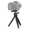 PULUZ Pocket Mini soporte de trípode de escritorio de metal con rótula de bola de 360 grados para DSLR y cámaras digitales, altura ajustable: 11-21 cm