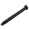 PULUZ Brazo flexible de 14 pulgadas y 35,5 cm con adaptador YS + Base fija + Placa con ranura en T
