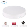 PULUZ 30cm USB Giratorio eléctrico Giratorio Soporte de exhibición Video Shooting Props Giradiscos para fotografía, Carga 10-20kg (Blanco)
