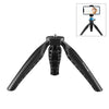 PULUZ Simple Mini ABS Soporte de trípode de escritorio con tornillo de 1/4 de pulgada para DSLR y cámaras digitales, Altura de trabajo: 9 cm (Negro)