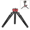 PULUZ Desktop Vlogging Titular de trípode en vivo con bases de zapatos fríos para DSLR y cámaras digitales, altura ajustable: 7.5-14.5cm (Bronce)