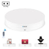 Puluz de 30 cm Velocidad de ajuste de tocadiscos giratorios, carga 10-15 kg, enchufe de la UE (blanco)