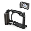 Marco de expansión para cámara Nikon ZR PULUZ con mango de madera y metal (negro)