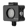 Jaula protectora de aleación de aluminio CNC de carcasa PULUZ con lente UV de 37 mm y montaje en base y tornillo para Sony RX0 (Negro)