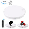 PULUZ 45cm Control remoto Velocidad de ajuste Giratorio Soporte de exhibición con toma de corriente, Blanco, Carga 100 kg (Enchufe del Reino Unido)