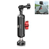 Soporte de varilla de brazo mágico con abrazadera pequeña para retrovisor de motocicleta PULUZ (negro)