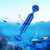 PULUZ 5 pulgadas 12,7 cm Longitud 20,8 mm Diámetro Bolas dobles Brazo flotante de fibra de carbono, Diámetro de la bola: 25 mm (Azul)