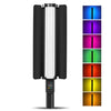 PULUZ 122 LEDS Photo Handheld Stick Light Color Full Color RGB Luz de llenado con barndoor