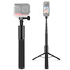 Palo selfie invisible retráctil PULUZ de 1,22 m con trípode para Insta360 X4 / X3 (negro)
