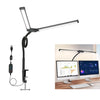 Lámpara de escritorio con clip y luz LED de relleno con tubo de cuello de cisne PULUZ (negra)