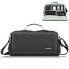 PULUZ Cámara portátil Crossbody Bolsa de hombro Bolsa de lentes de almacenamiento digital (negro)