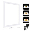 PULUZ 1000LM LED acrílico sin atenuación polar almohadilla de luz sin sombras con interruptor para caja de estudio fotográfico de 40 cm (enchufe de EE. UU.)