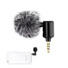 PULUZ P1 3.5mm Jack Teléfono móvil Micrófono ajustable único direccional (negro)
