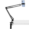 Soporte de brazo articulado de escritorio PULUZ Live Broadcast con abrazadera para teléfono (negro)
