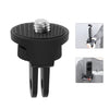 Adaptador de trípode de cámara de acción ABS ajustable con tornillo de 1/4 pulgadas PULUZ (negro)