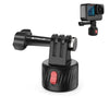 Adaptador de base magnética de 1/4 pulgadas para cámara de acción PULUZ (negro)