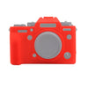 Estuche protector de silicona suave PULUZ para Fujifilm X-T4 (rojo)