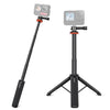 Trípode de extensión para cámara de acción PULUZ, soporte para selfies y selfies para GoPro (negro)