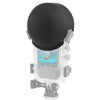 Estuche de buceo invisible PULUZ para Insta360 X5, protector de lente de silicona (negro)