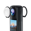 Cubierta protectora de lente de PC giratoria PULUZ para Insta360 X5 (transparente)