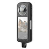 Para Insta360 X3 PULUZ Marco de carcasa de jaula protectora de metal con protector de lente (negro)
