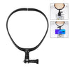 Soporte de cuello ajustable PULUZ Lazy para cámaras de acción GoPro (negro)