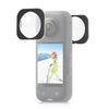 Para Insta360 X3 PULUZ Lens Guard Cubierta protectora de vidrio óptico (Negro)