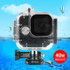 Para GoPro Hero11 Black Mini PULUZ 40 m Carcasa protectora impermeable con hebilla Montaje básico y tornillo (transparente)