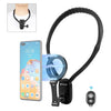 Soporte de cuello magnético PULUZ Soporte de vista POV con abrazadera para teléfono para cámaras/teléfonos de acción GoPro (negro)