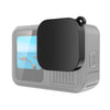 Tapa protectora para lente de cámara GoPro HERO13 Black PULUZ de goma TPU suave resistente a rayones (negra)