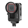 Para Insta360 Ace Pro / Ace PULUZ Marco adaptador de jaula de conejo de metal con filtro UV de 52 mm y anillo adaptador (negro)