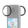 Para Insta360 X4 PULUZ Cubierta protectora de lente de vidrio óptico de rotación (Transparente)