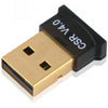 Adaptador USB Micro Bluetooth 4.0 + EDR (V4.0), Distancia de transmisión: 30 m (negro)