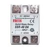 SSR-40DA AC 24-480V Relé de estado sólido para controlador de temperatura PID, Entrada: DC 3-32V