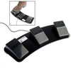 Interruptor de pie de triple acción USB para PC (negro)