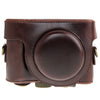 Estuche de cuero para cámara para Sony HX50 (café)