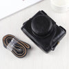 Estuche de cuero PU para cámara de cuerpo completo con correa para FUJIFILM X10 / X20 (negro)