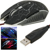 Ratón mágico óptico con cable USB 6D para juegos para computadora portátil