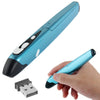 Ratón inalámbrico de 2.4GHz 500 / 1000DPI con mini receptor USB, Distancia de transmisión: 10 m