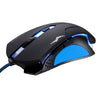 Ratón óptico USB para juegos T7 con cable de 3 colores intercambiables 1200 DPI 1600DPI 2400DPI