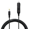 2A Car 4.0 x 1.7mm Adaptador de fuente de alimentación Enchufe Cargador de cable en espiral, Longitud: 40-140cm