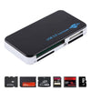 Lector de tarjetas USB 3.0, súper velocidad de 5 Gbps, compatible con tarjeta CF / SD / TF / M2 / XD / MS, carcasa de plástico